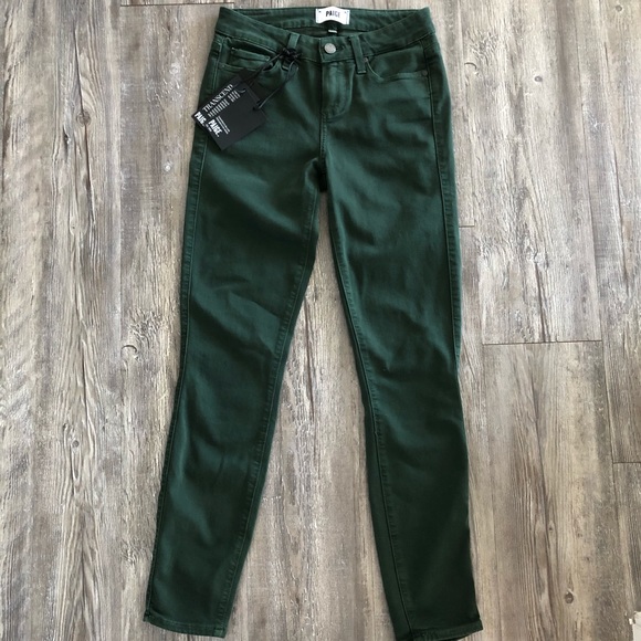 forest green skinny jeans